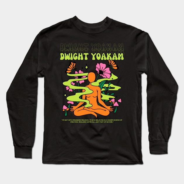 Dwight Yoakam // Yoga Long Sleeve T-Shirt by Mamamiyah